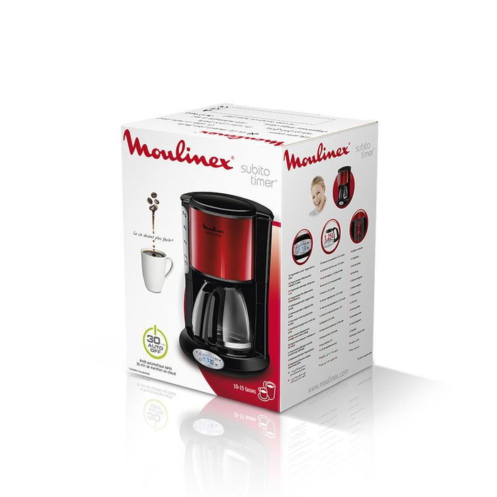 Moulinex Cafetera Eléctrica Programable 1.25L