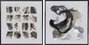 DKD Home Decor Cuadro Lienzo Abstracto Surtido de 2 Piezas 104x4x103,5 cm
