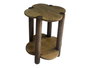 DKD Home Decor Mesita Auxiliar Mango 40x40x47 Marrón Natural