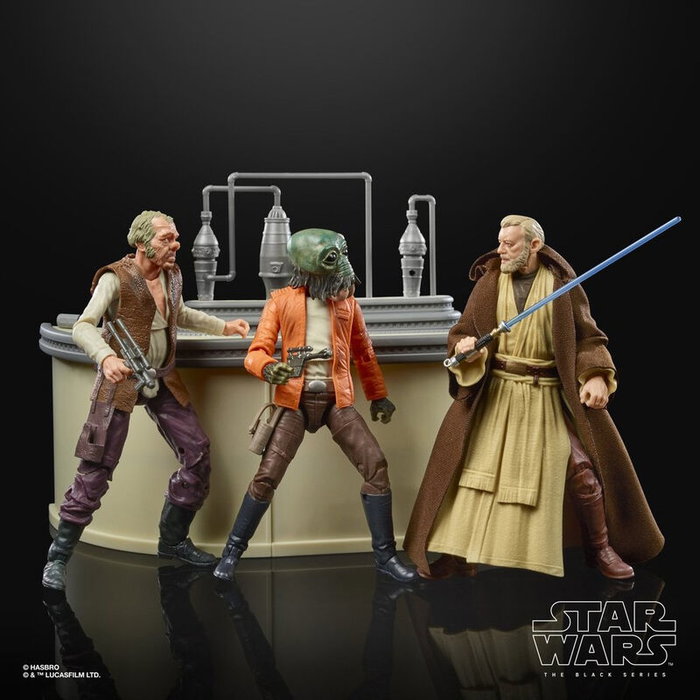 HASBRO Set figuras The Power Of The Force Cantina Showdown Black Series Star Wars 15cm HASBRO Set figuras The Power Of The Force Cantina Showdown Black Series Star Wars 15cm