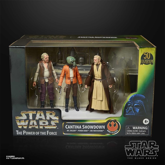 HASBRO Set figuras The Power Of The Force Cantina Showdown Black Series Star Wars 15cm HASBRO Set figuras The Power Of The Force Cantina Showdown Black Series Star Wars 15cm