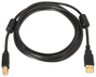 Aisens Cable USB 2.0 para Impresora A101-0010, Tipo A a Tipo B, 3m, Negro