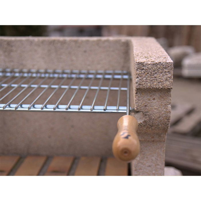 Sauvic Parrilla para Barbacoa Extensible 50x40cm Acero Zincado