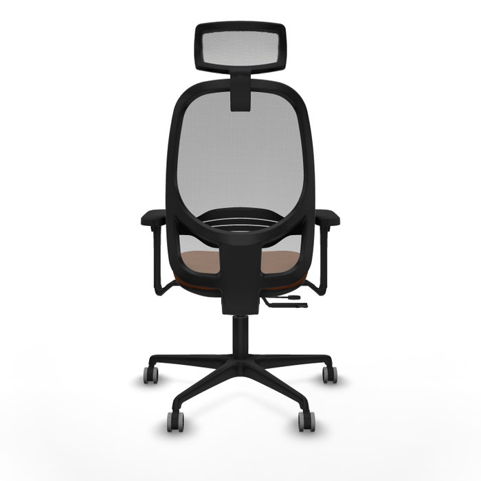 PIQUERAS Y CRESPO Silla de oficina Cilanco con mecanismo Sincro/Traslack, Marrón y Gris PIQUERAS Y CRESPO Silla de oficina Cilanco con mecanismo Sincro/Traslack, Marrón y Gris