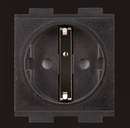 Crestron FT2A-PWR-EU-1-BASIC Módulo de Toma de Corriente AC, Individual, Europeo "Schuko" Tipo F