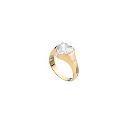 Chiara Ferragni First Love Ring YG+WHITE CZ Tamaño 12