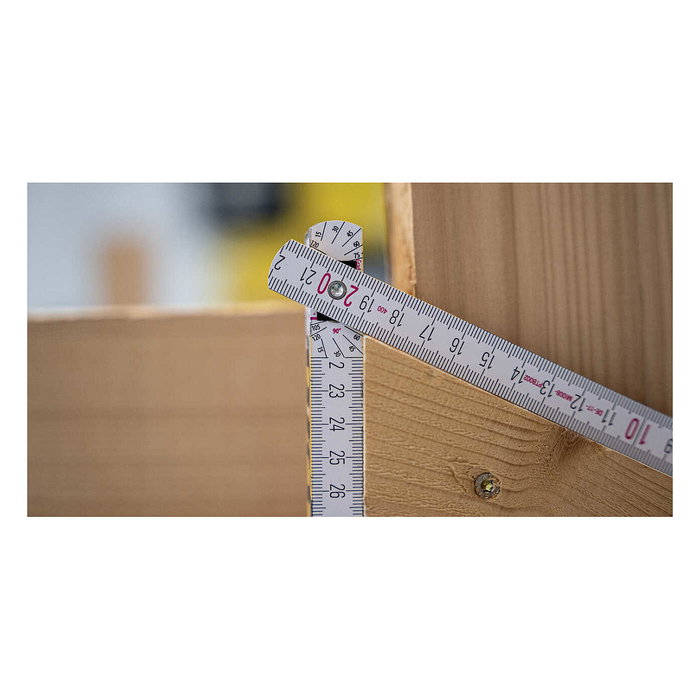 STABILA Regla plegable Serie 400, Tipo 417, madera de haya, 2 m