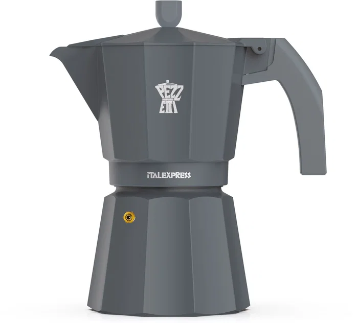 Pezzetti ITALEXPRESS Cafetera italiana de Aluminio para 6 tazas - Azul