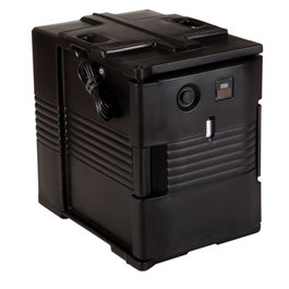 CAMBRO Contenedor isotérmico con puerta caliente Negro