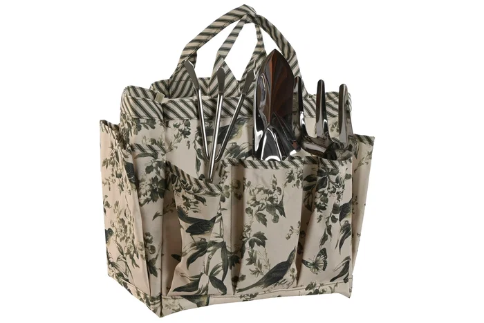 DKD Home Decor Cesta Terraza Y Jardin Crudo Verde 18 x 27 x 47 cm DKD Home Decor Cesta Terraza Y Jardin Crudo Verde 18 x 27 x 47 cm