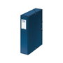 Dohe Caja de proyectos de cartón forrado lomo 7 cm Azul