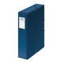 Dohe Caja de proyectos de cartón forrado lomo 7 cm Azul