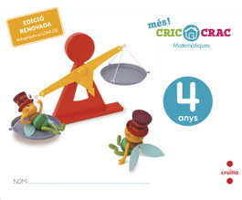 CRUILLA, (CAT).(25).QUAD.MATEMATIQUES ACTIVES 4 ANYS - CRUILLA