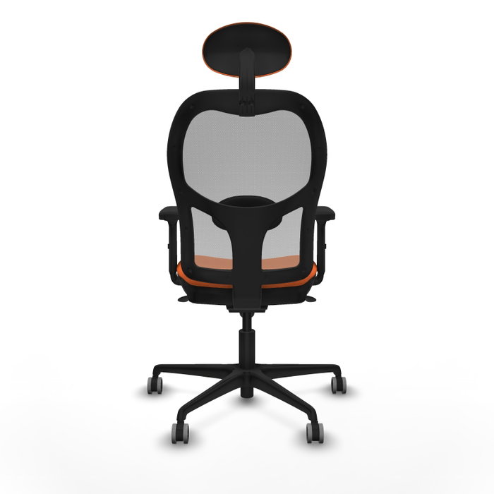 PIQUERAS Y CRESPO Silla de oficina Jorquera Naranja y Gris