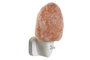 DKD Home Decor Lámpara de Sal del Himalaya Aplique Estilo Árabe, Rosa y Blanco, 12x12x6 cm - Salt lamps, incluye bombilla E14