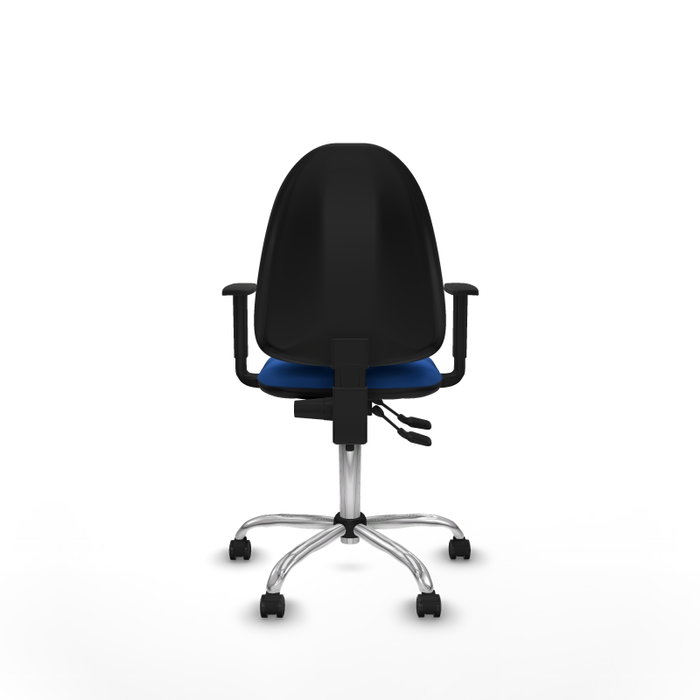 PIQUERAS Y CRESPO Silla de oficina Aýna Azul con Brazos 1D