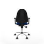 PIQUERAS Y CRESPO Silla de oficina Aýna Azul con Brazos 1D