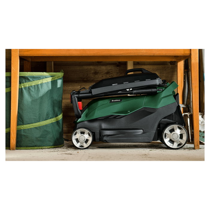 Bosch AdvancedRotak Cortacésped de 36V con 44 cm de ancho de corte