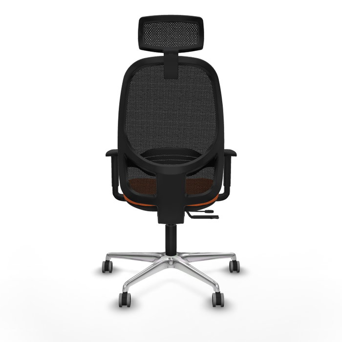 PIQUERAS Y CRESPO Silla de oficina Cilanco Naranja y Negro