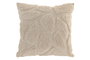 DKD Home Decor Cojín Boho Crudo Hecho a Mano Algodón 45 x 45 cm (2 Unidades)
