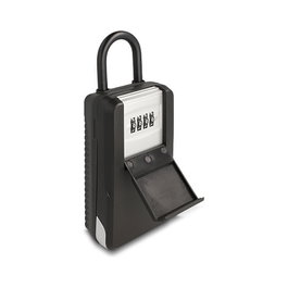 DeLOCK 20933 - Caja fuerte para llaves con candado de combinación numérica, de aluminio y plástico, negro, 89 x 208 x 47 mm, 490 g