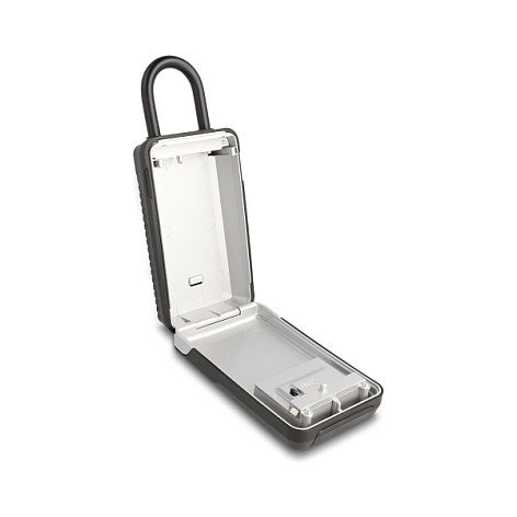 DeLOCK 20933 - Caja fuerte para llaves con candado de combinación numérica, de aluminio y plástico, negro, 89 x 208 x 47 mm, 490 g