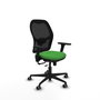 PIQUERAS Y CRESPO Silla de oficina Jorquera Verde y Negro con Mecanismo Sincro/Traslack