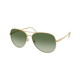 Tory Burch TY6114-33438E Gafas de Sol Doradas con Cristal Verde