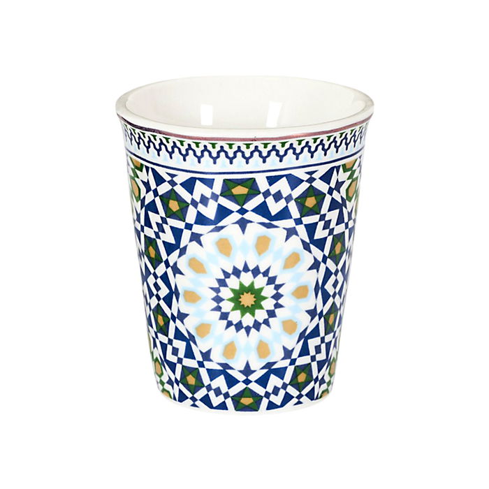 Home Deco Factory Vaso Espresso Zahra Sana Noura, Colección Mirage, Cerámica