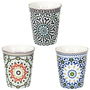 Home Deco Factory Vaso Espresso Zahra Sana Noura, Colección Mirage, Cerámica