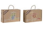DKD Home Decor Juego de Mesa Set 37 Madera Surtido de 2 Colores