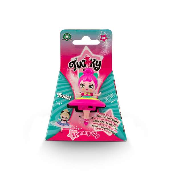 Peonza Bailarina Twiky 6 cm ¡con spinner para hacerla girar! - Modelos surtidos