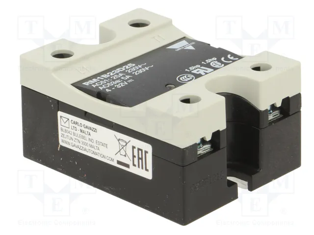 CARLO GAVAZZI RM1 Relé de semiconductor monofásico 25A 42-265VAC