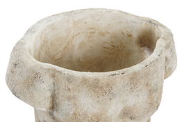 DKD Home Decor Macetero Romántico Torso Cemento Marrón Claro 15 x 15 x 19 cm (8 Unidades)