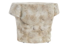 DKD Home Decor Macetero de Cemento Diseño Torso Marrón Claro