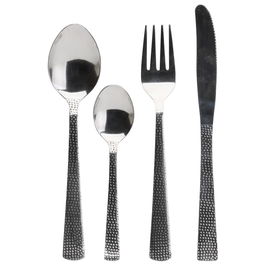 Home Deco Factory Cubertería 24 Piezas Acero Inoxidable Colección Mirage