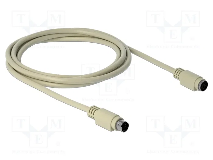 DeLOCK 85805 Cable de extensión PS/2 de 1,8 m beige DeLOCK 85805 Cable de extensión PS/2 de 1,8 m beige
