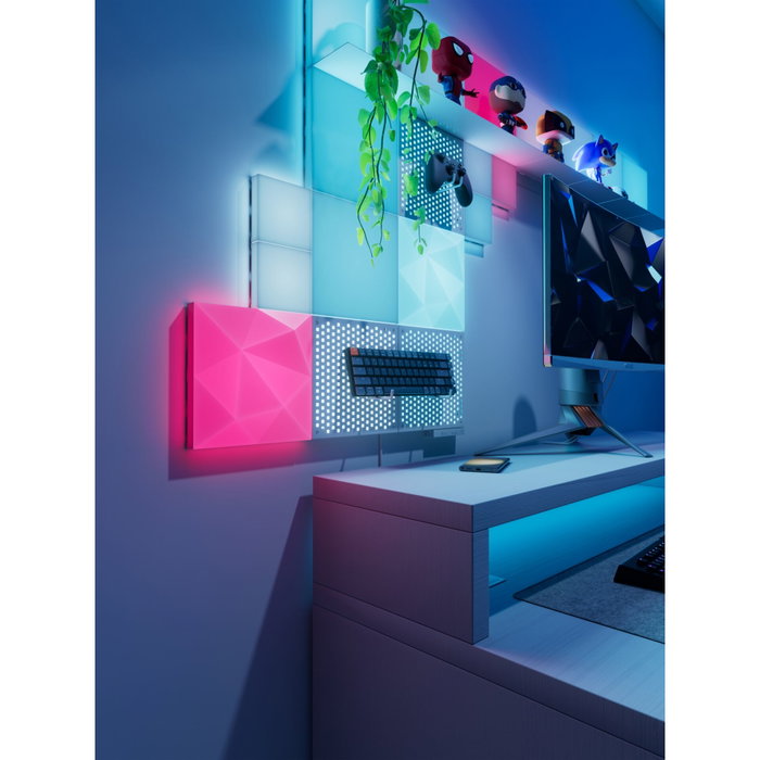 Nanoleaf Blocks Textured Squares Expansion Pack, 2 piezas, Plaza, RGB