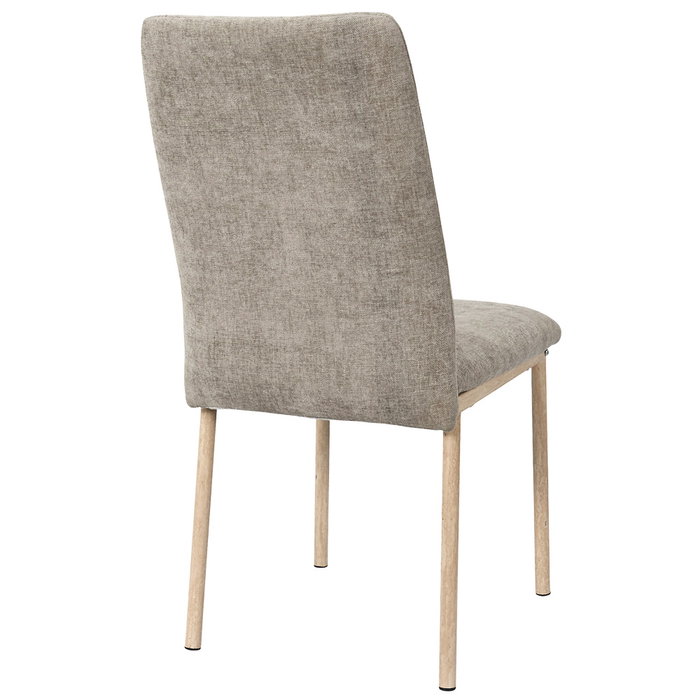 Home Deco Factory Silla Emilia Taupé Colección Terra Nova 52x43x91 cm Home Deco Factory Silla Emilia Taupé Colección Terra Nova 52x43x91 cm