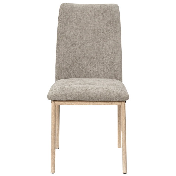 Home Deco Factory Silla Emilia Taupé Colección Terra Nova 52x43x91 cm Home Deco Factory Silla Emilia Taupé Colección Terra Nova 52x43x91 cm