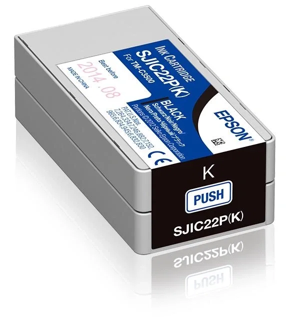 Epson Cartucho de Tinta Negro SJIC22P(K) para ColorWorks C3500 Epson Cartucho de Tinta Negro SJIC22P(K) para ColorWorks C3500