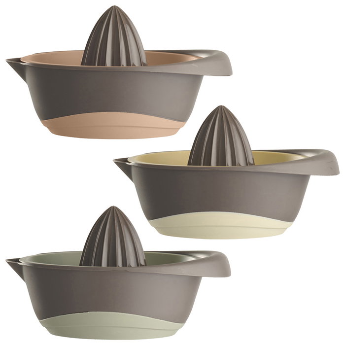 Day Exprimidor Cítricos con Base Antideslizante de PP y TPE, Colores Surtidos, 19x16x13 cm