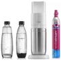 SodaStream Soda Maker DUO Blanco con vaso de vidrio y botella PET