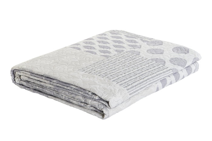 DKD Home Decor Colcha Patchwork Beige Gris 260 x 1 x 180 cm para Cama de 90 a 150 cm DKD Home Decor Colcha Patchwork Beige Gris 260 x 1 x 180 cm para Cama de 90 a 150 cm