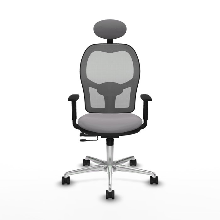 PIQUERAS Y CRESPO Silla de oficina Jorquera Gris con mecanismo Sincro/Traslack