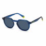 Polaroid 6162/S Gafas de Sol para Hombre con Forma Redondeada
