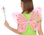 Alas de Hada Rosas Mariposa con Varita y Detalles Brillantes 41x49 cm