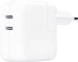 Apple Adaptador de corriente dual USB-C de 35 W Blanco
