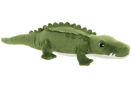 DKD Home Decor Peluche Cocodrilo Verde
