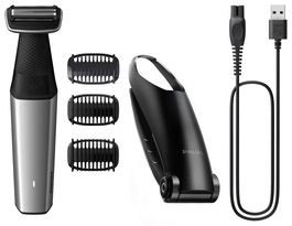 Philips Bodygroom Series 5000 BG5021/15 Recortador Corporal Negro y Plata